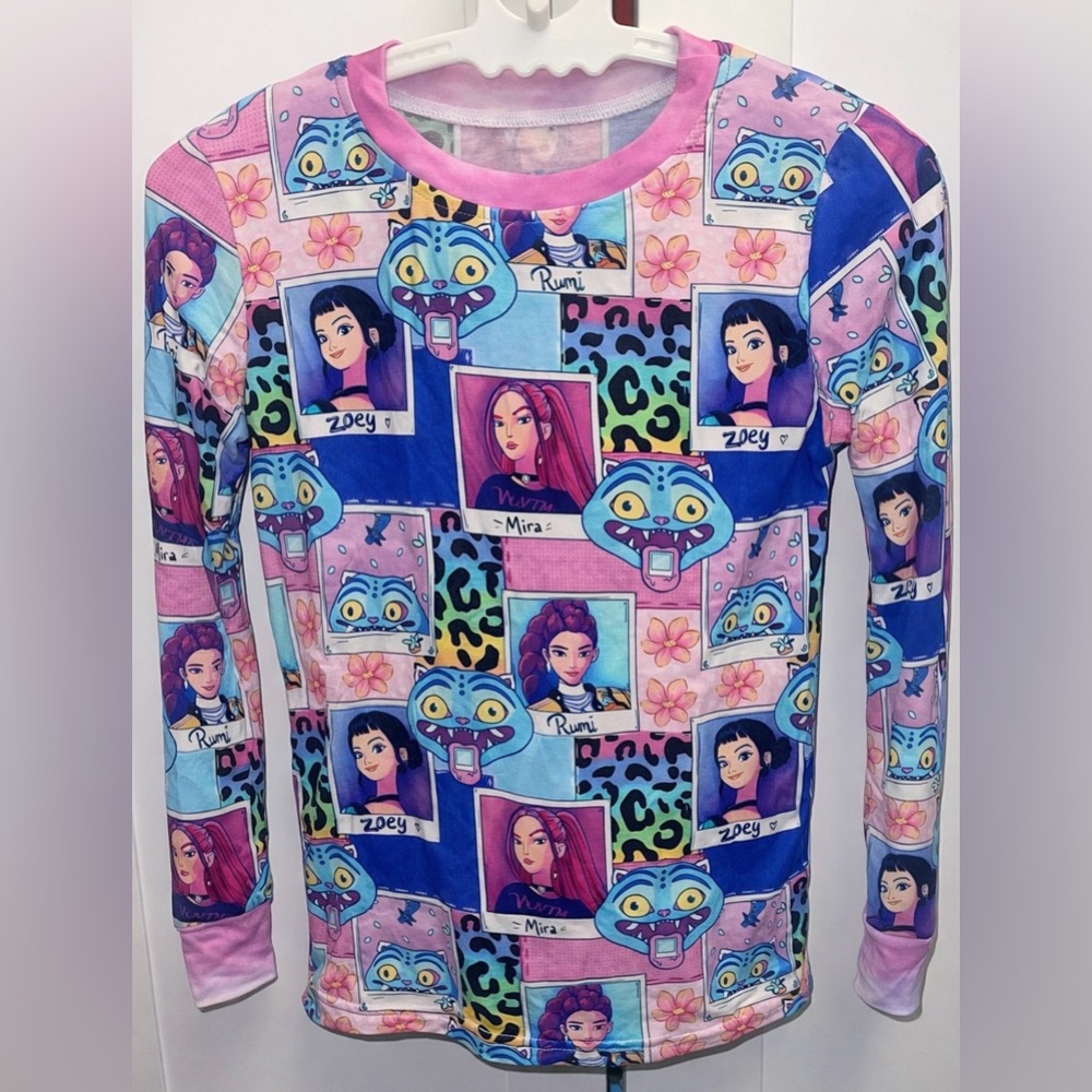 Colorful Cartoon Graphic Sweatshirt